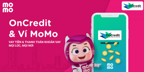 Thanh toán OnCredit qua ví điện tử MoMo