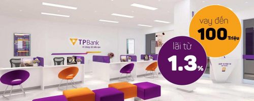 TPBank - Vay 40 triệu trả góp 36 tháng