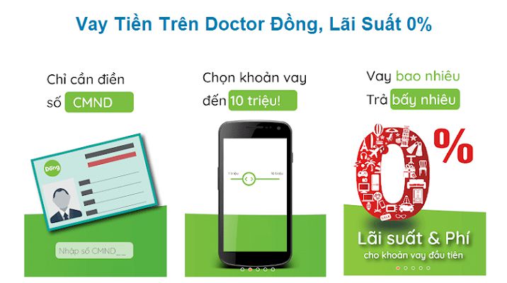 Doctor Đồng - Vay tiền trả góp hàng tháng hạn mức 10 triệu chỉ cần CMND