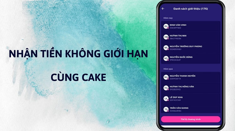CAKE - App kiếm tiền online không cần vốn cho học sinh